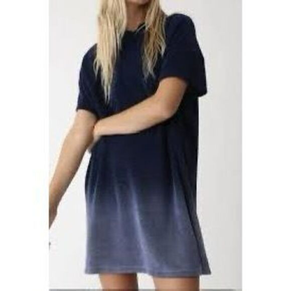 New ELECTRIC & ROSE BAXTER TSHIRT DRESS IN TERRY - Picture 1 of 9